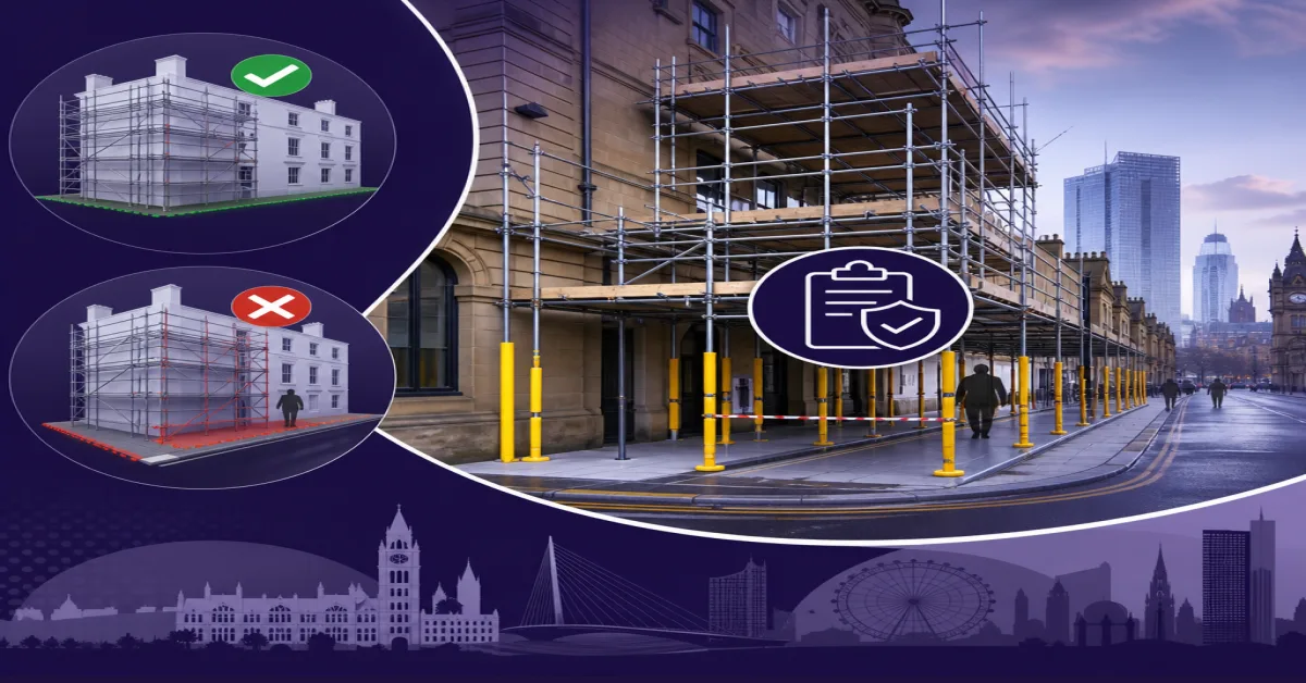 Permits and Pavement Licenses for Scaffolding in Manchester