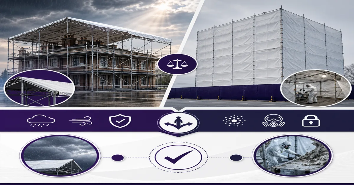 Temporary Roofs vs Full Encapsulation